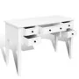 Schreibtisch mit 5 weißen Schubladen von vidaXL, Schreibtische - Ref: Foro24-241533, Preis: 236,45 €, Rabatt: %