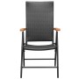 5-teiliges Garten-Essset in Schwarz und Braun von vidaXL, Gartensets - Ref: Foro24-3060072, Preis: 424,61 €, Rabatt: %