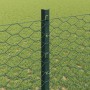 Reja con postes Verde 1.2 x 100 m Acero