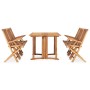 Klappbare Garten-Essgruppe, 7-teilig, aus massivem Teakholz von vidaXL, Gartensets - Ref: Foro24-3059973, Preis: 695,73 €, Ra...