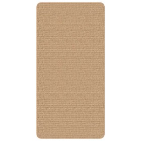 Alfombra de yute con reverso de latex color natural 80x160 cm
