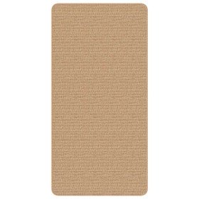 Alfombra de yute con reverso de latex color natural 80x160 cm