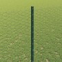 Reja con postes Verde 1.4 x 100 m Acero