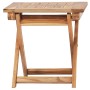 Garden loungers with footrest and solid teak wood table by vidaXL, Loungers - Ref: Foro24-3059959, Price: 403,23 €, Discount: %