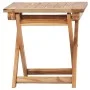 Garden loungers with footrest and solid teak wood table by vidaXL, Loungers - Ref: Foro24-3059959, Price: 420,46 €, Discount: %