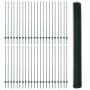 Reja con postes Verde 1.5 x 100 m Acero