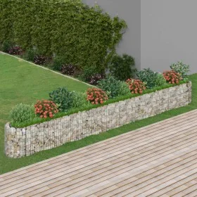 Galvanized iron gabion bed 470x50x50 cm by vidaXL, Pots and planters - Ref: Foro24-152029, Price: 137,50 €, Discount: %
