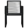 Gartenset 5-teilig aus schwarzem PVC-Rattan von vidaXL, Gartensets - Ref: Foro24-3060215, Preis: 472,01 €, Rabatt: %