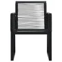 Gartenset 5-teilig aus schwarzem PVC-Rattan von vidaXL, Gartensets - Ref: Foro24-3060215, Preis: 456,90 €, Rabatt: %