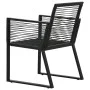 Gartenset 5-teilig aus schwarzem PVC-Rattan von vidaXL, Gartensets - Ref: Foro24-3060215, Preis: 456,90 €, Rabatt: %