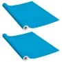 Selbstklebende Möbelplatten 2 Stück himmelblaues PVC 500x90 cm von vidaXL, Fensterfolien - Ref: Foro24-3059655, Preis: 40,70 ...
