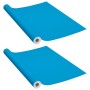 Selbstklebende Möbelplatten 2 Stück himmelblaues PVC 500x90 cm von vidaXL, Fensterfolien - Ref: Foro24-3059655, Preis: 31,27 ...