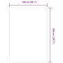 Alfombra de yute con reverso de latex color natural 140x200 cm