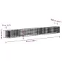Galvanized iron gabion bed 470x50x50 cm by vidaXL, Pots and planters - Ref: Foro24-152029, Price: 137,50 €, Discount: %