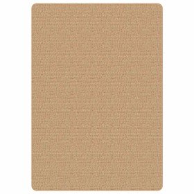 Alfombra de yute con reverso de latex color natural 160x230 cm