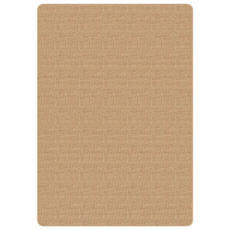 Alfombra de yute con reverso de latex color natural 160x230 cm