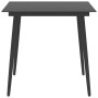 Garden dining set 5 pieces black by vidaXL, Garden sets - Ref: Foro24-3060065, Price: 341,81 €, Discount: %