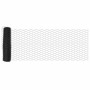 Reja con postes Gris 0.5 x 10 m Acero
