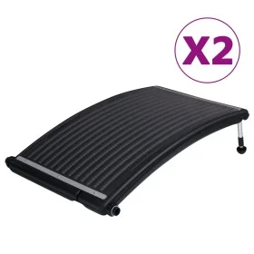 Curved solar pool heating panels 2 pcs 110x65 cm by vidaXL, Pool heaters - Ref: Foro24-3059850, Price: 270,56 €, Discount: %