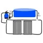 Paneles calefactores solares de piscina curvos 2 uds 110x65 cm de vidaXL, Climatizadores de piscina - Ref: Foro24-3059850, Pr...