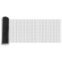 Reja con postes Gris 0.6 x 10 m Acero