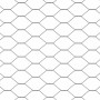 Reja con postes Gris 0.6 x 10 m Acero