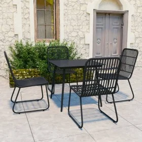 5-piece garden dining set synthetic rattan and glass by vidaXL, Garden sets - Ref: Foro24-3060244, Price: 520,06 €, Discount: %