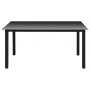 Juego de comedor para jardín 5 piezas negro de vidaXL, Conjuntos de jardín - Ref: Foro24-3060048, Precio: 400,45 €, Descuento: %
