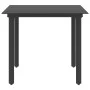 3-teiliges Garten-Ess-Set aus schwarzem PVC-Rattan von vidaXL, Gartensets - Ref: Foro24-3060130, Preis: 197,58 €, Rabatt: %