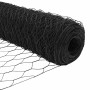 Reja con postes Gris 1.2 x 10 m Acero