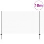 Reja con postes Gris 1.4 x 10 m Acero