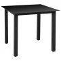 Juego de comedor para jardín 5 piezas negro y marrón de vidaXL, Conjuntos de jardín - Ref: Foro24-3060071, Precio: 392,65 €, ...