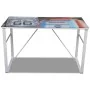 Rectangular desk with image surface by vidaXL, Desks - Ref: Foro24-241163, Price: 83,87 €, Discount: %