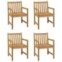 Conjunto de comedor de jardín 5 piezas madera maciza de teca de vidaXL, Conjuntos de jardín - Ref: Foro24-3059931, Precio: 79...