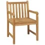 Conjunto de comedor de jardín 5 piezas madera maciza de teca de vidaXL, Conjuntos de jardín - Ref: Foro24-3059931, Precio: 79...