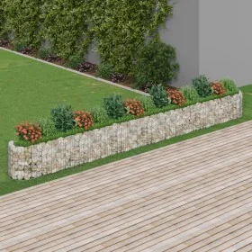 Galvanized iron gabion bed 540x50x50 cm by vidaXL, Pots and planters - Ref: Foro24-152030, Price: 136,74 €, Discount: %