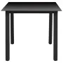 3-teiliges Garten-Essset in Schwarz und Braun von vidaXL, Gartensets - Ref: Foro24-3060070, Preis: 286,65 €, Rabatt: %