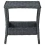 3-teiliges Gartenmöbel-Set dunkelgraues synthetisches Rattan und Kissen von vidaXL, Gartensets - Ref: Foro24-3060148, Preis: ...