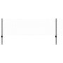 Reja con postes Gris 0.6 x 25 m Acero