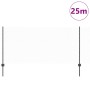Reja con postes Gris 1 x 25 m Acero