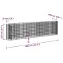 Gabionenbett aus verzinktem Eisen, 400 x 50 x 100 cm von vidaXL, Töpfe und Pflanzgefäße - Ref: Foro24-152036, Preis: 149,29 €...
