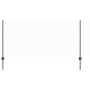 Reja con postes Gris 1 x 25 m Acero