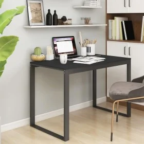Schwarzer Computertisch aus Sperrholz, 110 x 60 x 73 cm von vidaXL, Schreibtische - Ref: Foro24-30196, Preis: 118,11 €, Rabat...