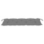 Banco de jardín 2 plazas madera eucalipto gris y cojín 120 cm de vidaXL, Bancos de jardín - Ref: Foro24-3061039, Precio: 200,...