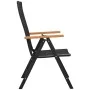 7-teiliges Garten-Essset in Schwarz und Braun von vidaXL, Gartensets - Ref: Foro24-3060074, Preis: 572,14 €, Rabatt: %