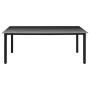 7-teiliges Garten-Essset in Schwarz und Braun von vidaXL, Gartensets - Ref: Foro24-3060074, Preis: 572,14 €, Rabatt: %
