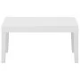 Set de muebles de jardín 6 piezas con cojines plástico blanco de vidaXL, Conjuntos de jardín - Ref: Foro24-3059833, Precio: 4...