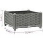 Blumenbeet aus Polypropylen 40x40x23 cm von vidaXL, Töpfe und Pflanzgefäße - Ref: Foro24-153289, Preis: 33,23 €, Rabatt: %