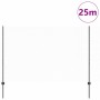 Reja con postes Gris 1.6 x 25 m Acero