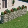 Arriate de gaviones de hierro galvanizado 470x50x100 cm de vidaXL, Maceteros y jardineras - Ref: Foro24-152037, Precio: 153,15 €